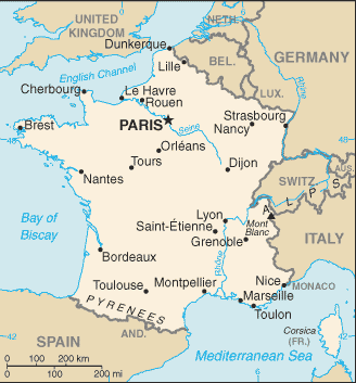 franciaország térkép Franciaország térkép franciaország térkép