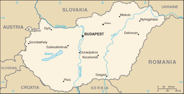 magyarország km térkép Magyarország térkép magyarország km térkép